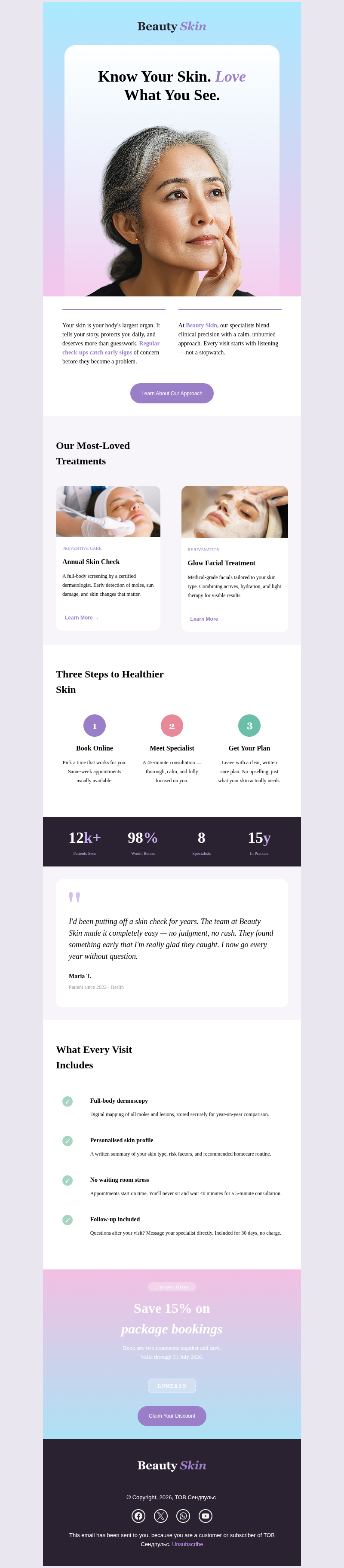 Business free email template