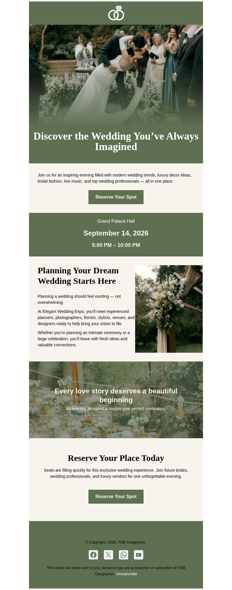 Other free email template