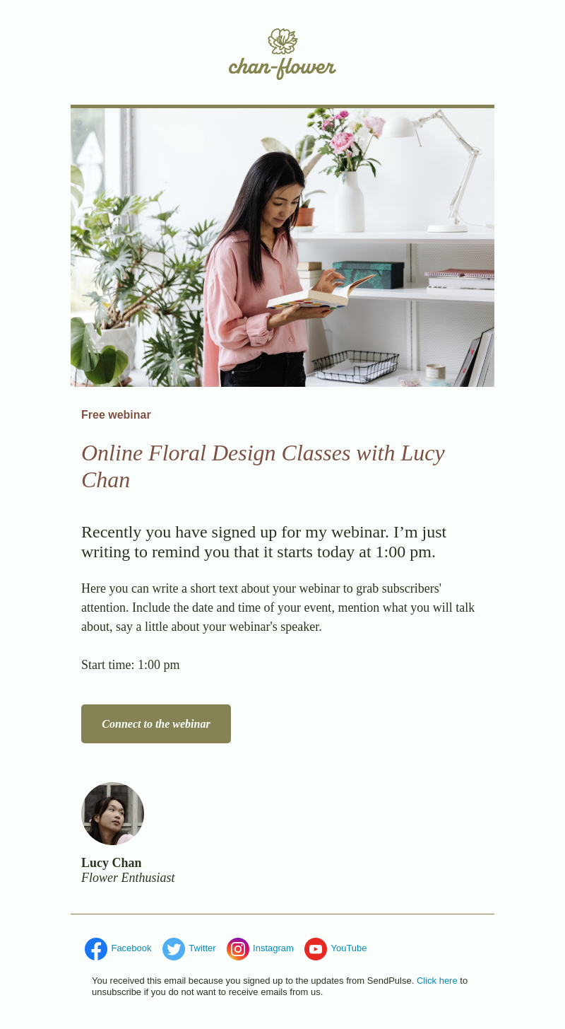 Ecommerce free email template